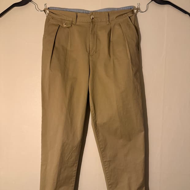 Made in japan 빔즈 플러스 2 pleat chino pants