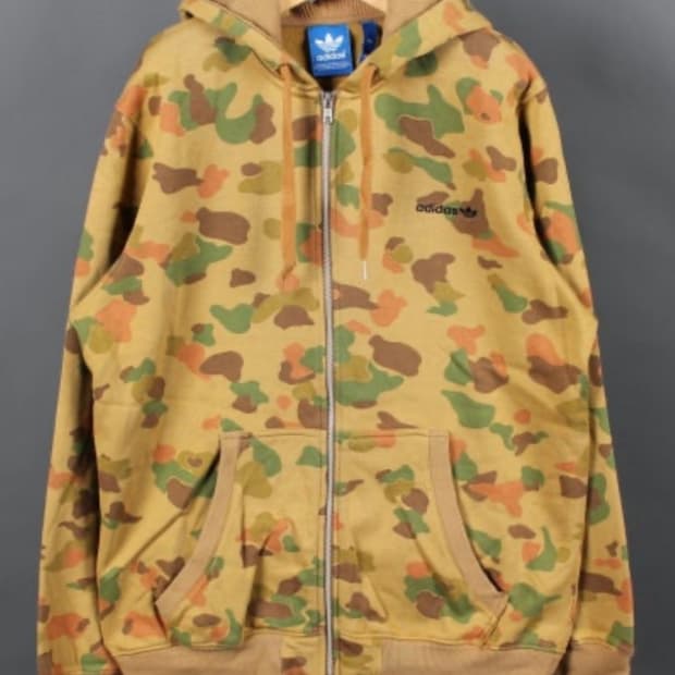 아디다스 카모 후드집업