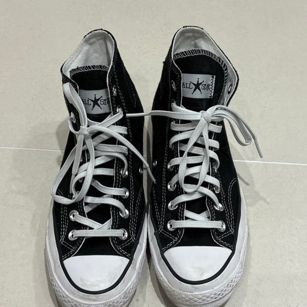 스투시 컨버스 척70 하이 250사이즈 stussy converse