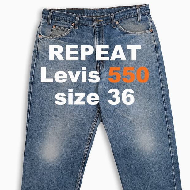 리바이스 550 오렌지탭 90s 36 인치 OR5503865