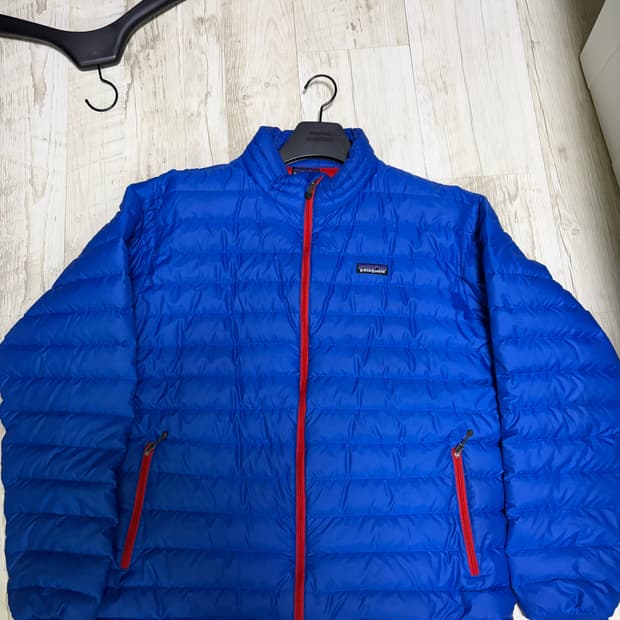 [L] 빈티지 파타고니아 다운 스웨터 남성용 블루