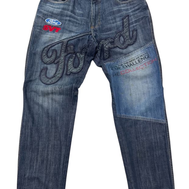 [32] FUBU 포드 머스탱 SVT 데님 팬츠 