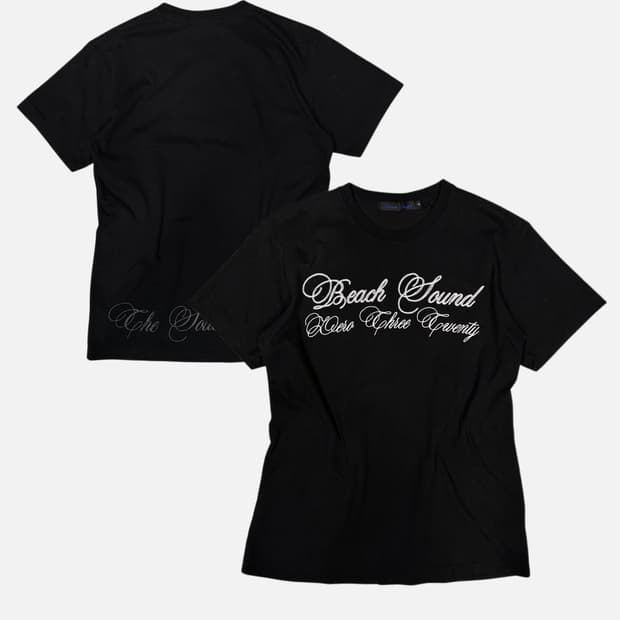 embroidery logo lettering t-shirt