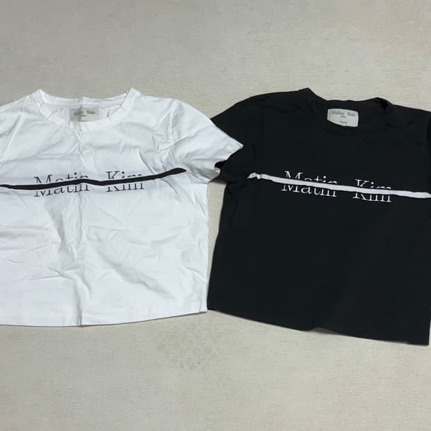 마뗑킴 크롭 반팔