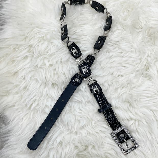 락시크 에나멜 체인 벨트