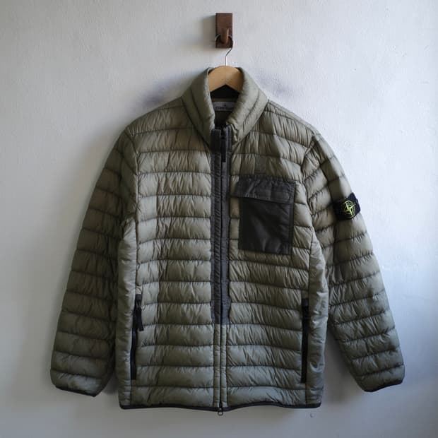 스톤아일랜드 가먼트다잉 마이크로 얀 다운