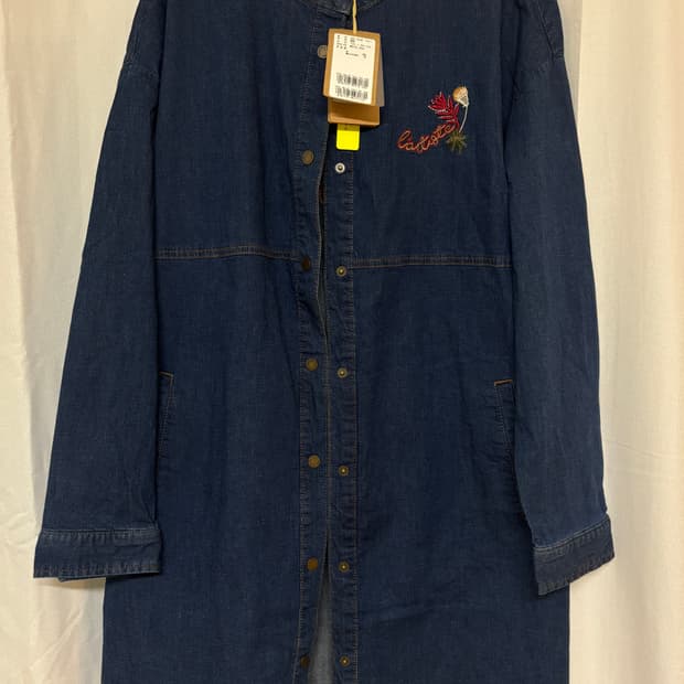 새 상품 ) AV OLIVIA 데님 롱 남방 자켓 105