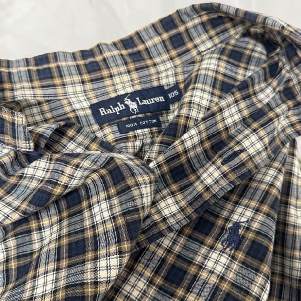 폴로 랄프 로렌 체크 셔츠 / 105