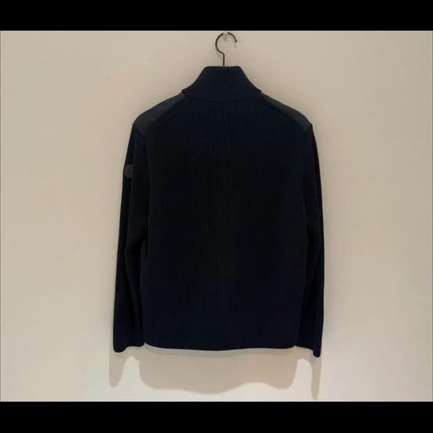 몽클레르 트리곳 니트페딩 블랙 와펜 [L]