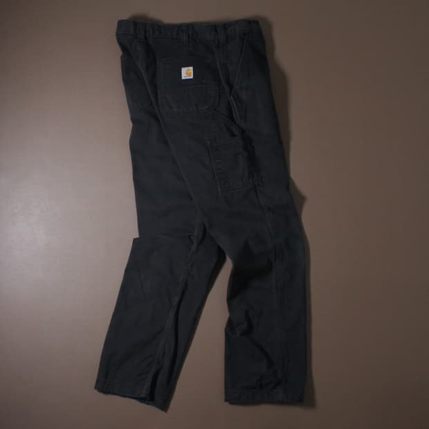 Carhartt 칼하트 BN0324 릴렉스드핏 블랙 카고 워크팬츠