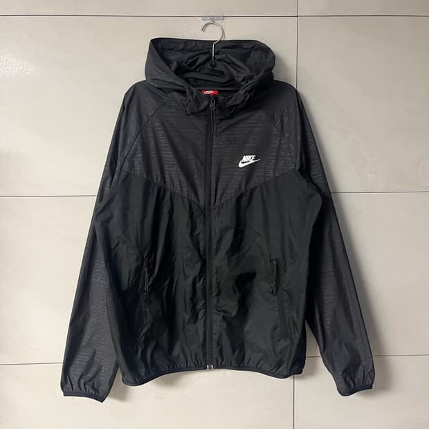 나이키 윈드브레이커 바람막이 블랙 [L]