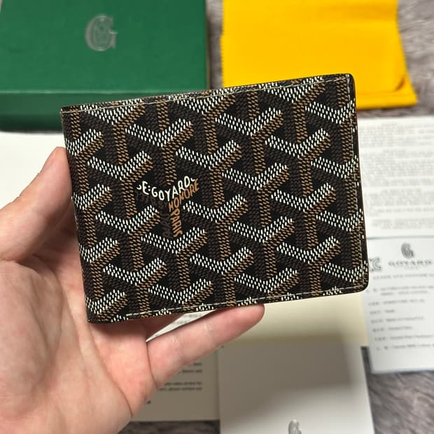 [풀구성] 고야드 빅투와르 반지갑 블랙탄