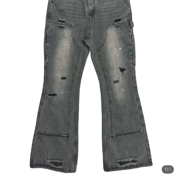 스키즘인듀싱 부츠컷 그레이 팬츠 L사이즈 판매