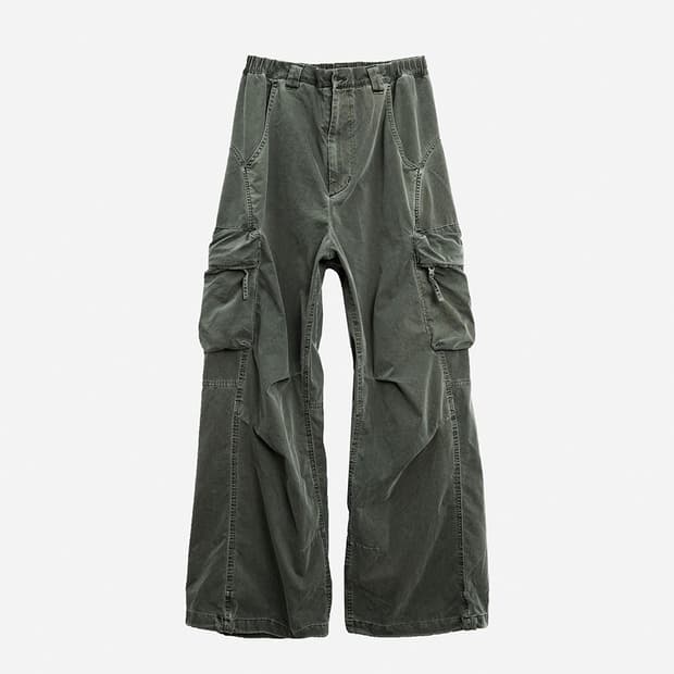 ADVENTURE DYED CARGO PANTS (MOSSY GREEN)