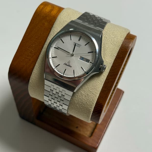 세이코 Seiko 쿼츠 실버웨이브