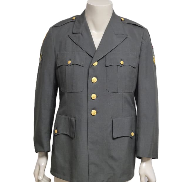 미육군 구형 제1군 25보병사단 상병 정복 전투복 상의 자켓 (L)