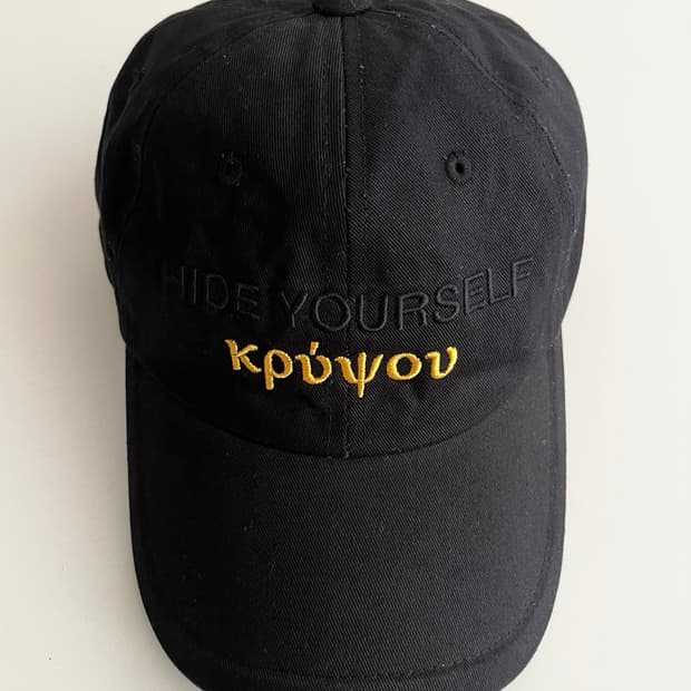 F) 준지 june.j hide your self 볼캡