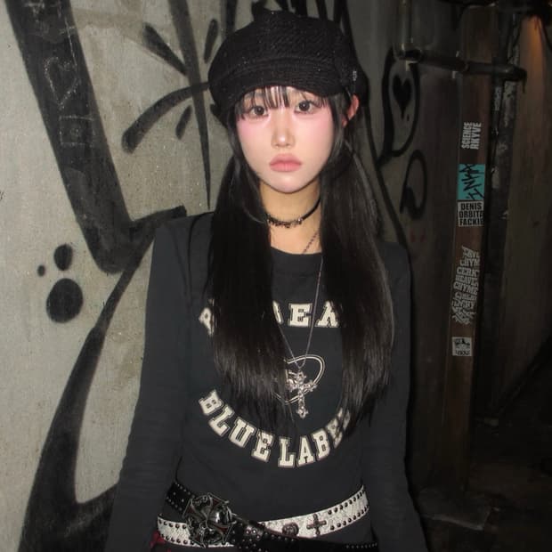 버버리 유넥 나나깔 원숄더 기모 롱슬리브 