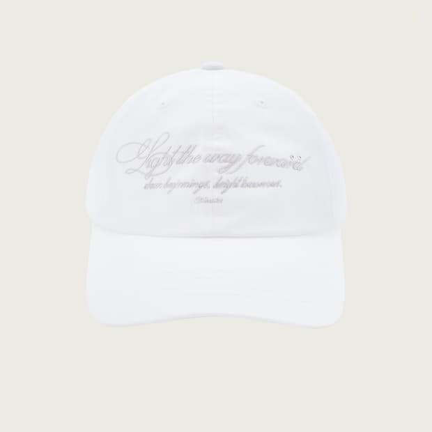 클리시어 트윙클 캔디 캡 (워니볼캡) 화이트