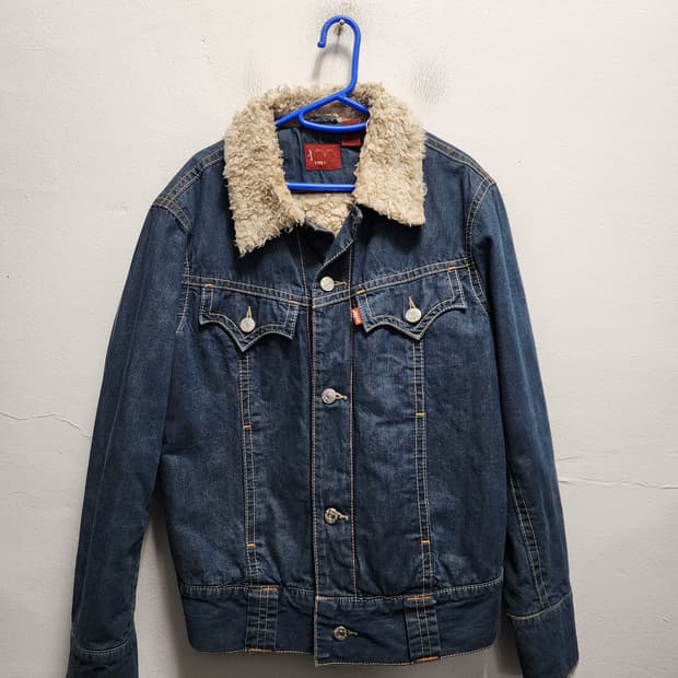 리바이스 00s 타입1 쉐르파 데님 자켓