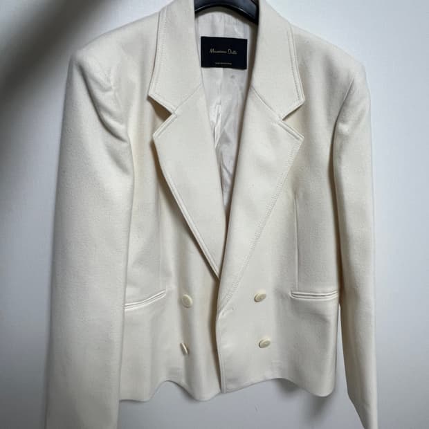 Massimo Dutti 아이보리 자켓