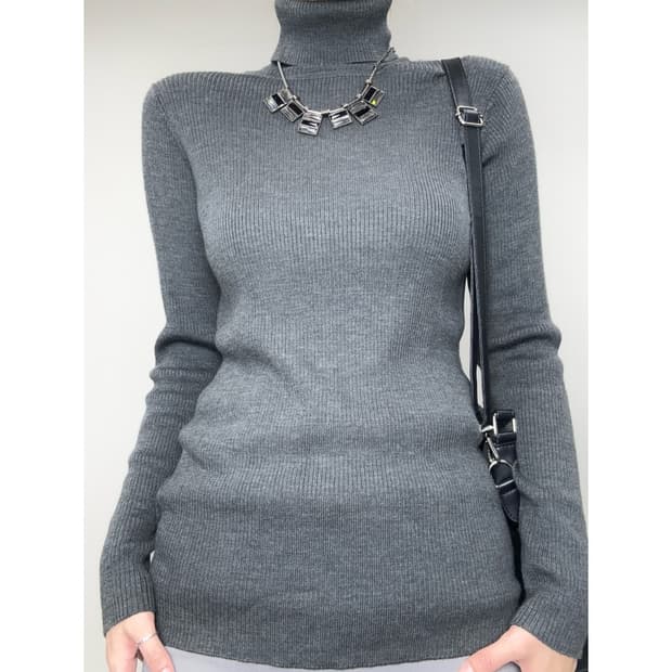 빈티지 차콜 롱슬리브 이너