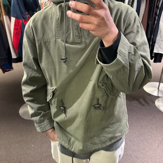M)밀리터리 빈티지 아노락 자켓