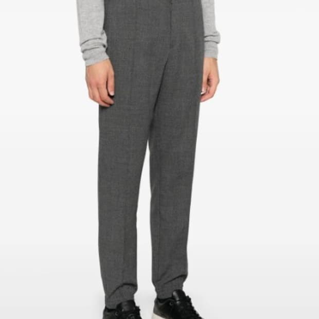 폴스미스 헤링본 짜임 울  슬랙스 팬츠