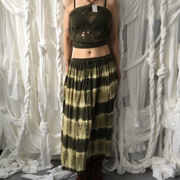 Knit holter neck tube top