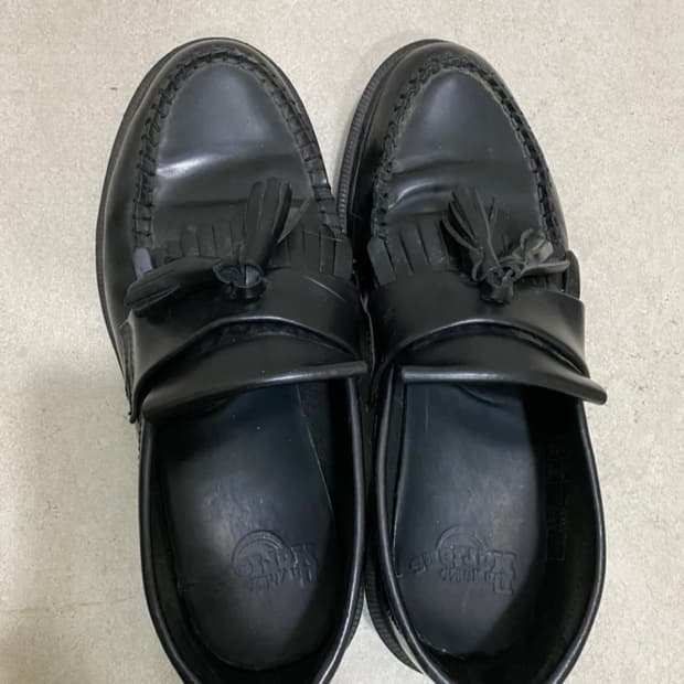 닥터마틴 아드리안 태슬 로퍼 블랙 UK6 (245)