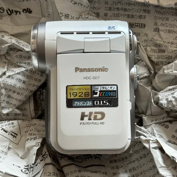 파나소닉 panasonic HDC-SD7 빈티지 캠코더