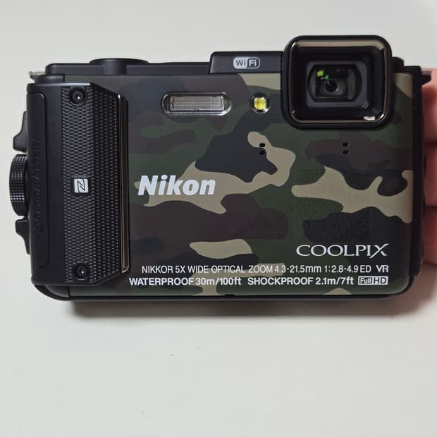 니콘 쿨픽스 AW130S 방수 카메라 카모