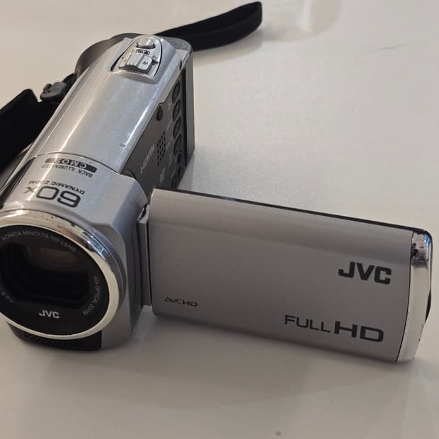 카리나캠코더 디카 빈티지 JVC GZ-E80-S / 작례있음