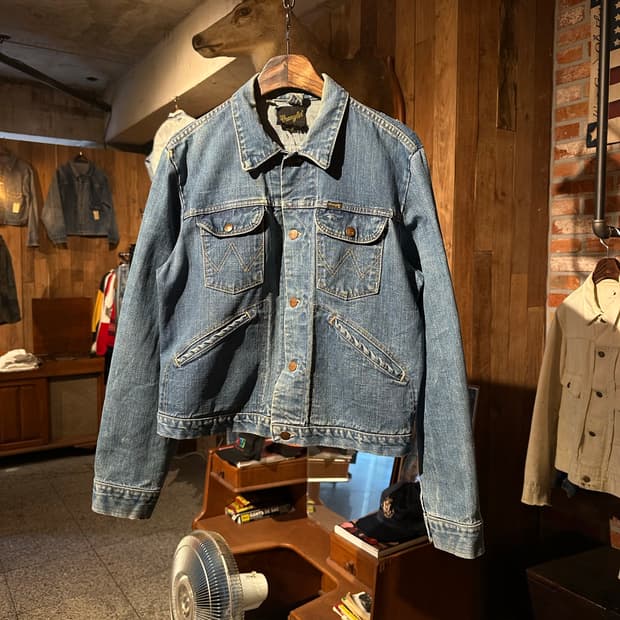 70s USA Wrangler 124MJ Selvedge denim JK