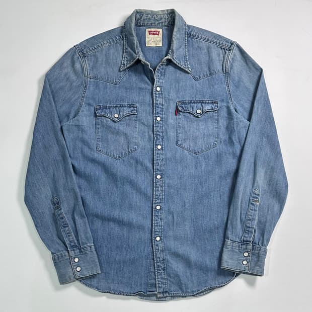 리바이스 데님 웨스턴 셔츠