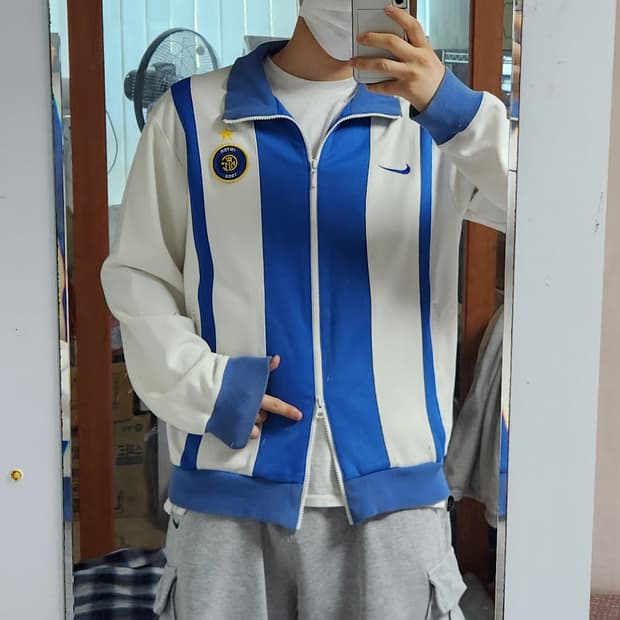 대장✔️나이키 인터밀란 흰파 00s 져지 자켓