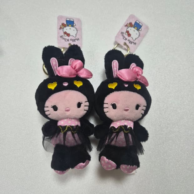 헬로키티 토끼 인형 키링