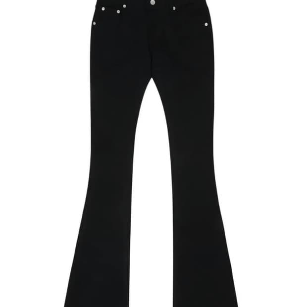 보헤미안서울 MID RISE BOOTS CUT PANTS BLACK S