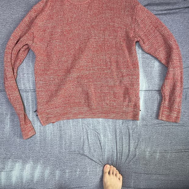 언어펙티드 사이드 집업 니트 M