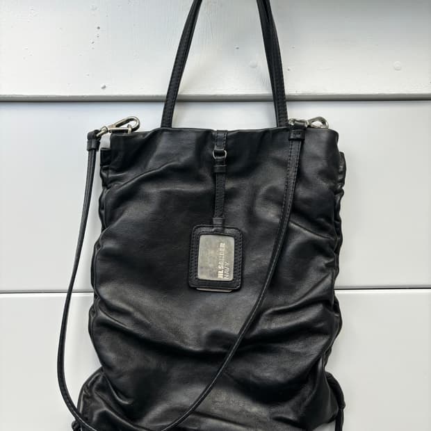 Jilsander navy 2way bag