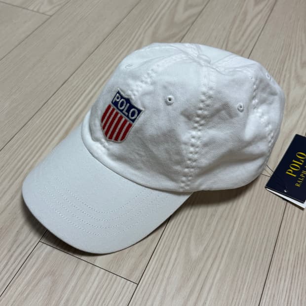 폴로 화이트 볼캡