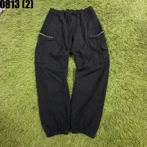 시스템 블랙 카고 조거 팬츠 83 0813