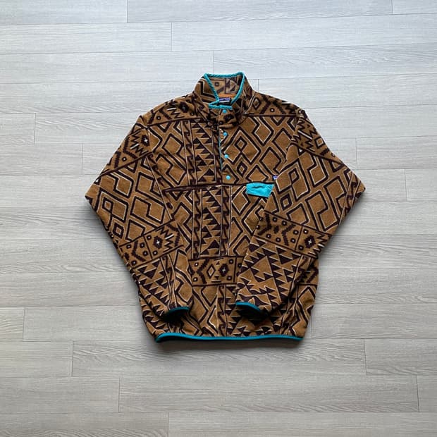 파타고니아 신칠라 베어 브라운 아즈텍 빈티지 patagonia