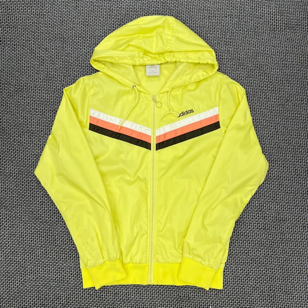 아디다스 옐로우 바람막이 90
