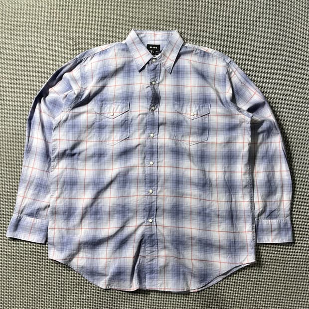 (새상품) BEAMS 체크셔츠(L)