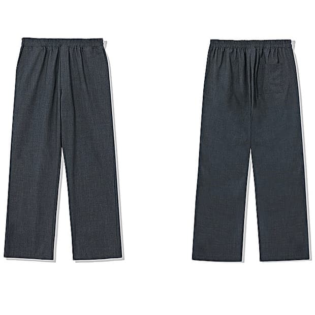 (새상품 택포가격) 후러브스아트 유니섹스세미와이드밴딩슬랙스 그레이 XL