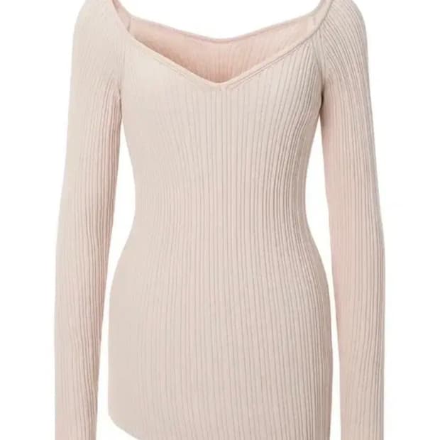 쓰리타임즈 v 레이어드 원피스 핑크