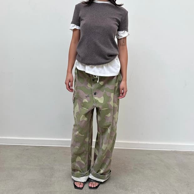 스웨덴 m62 스노우 카모 노걸 nhogirl 꼼데가르송 