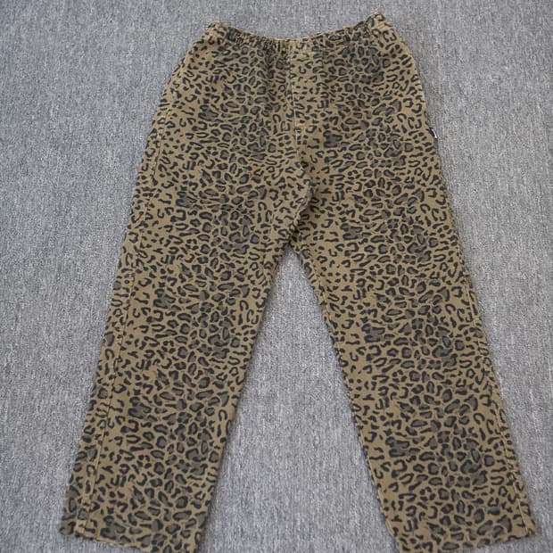 스투시 레오파드 비치팬츠