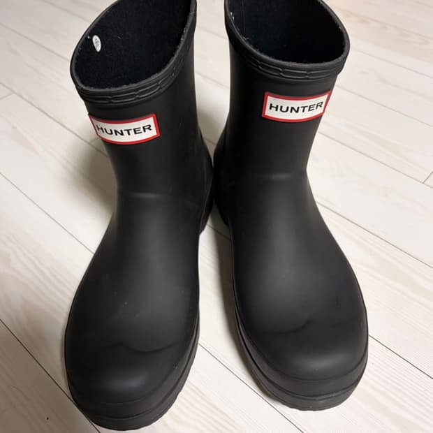 헌터 오리지날 플레이 숏 레인부츠